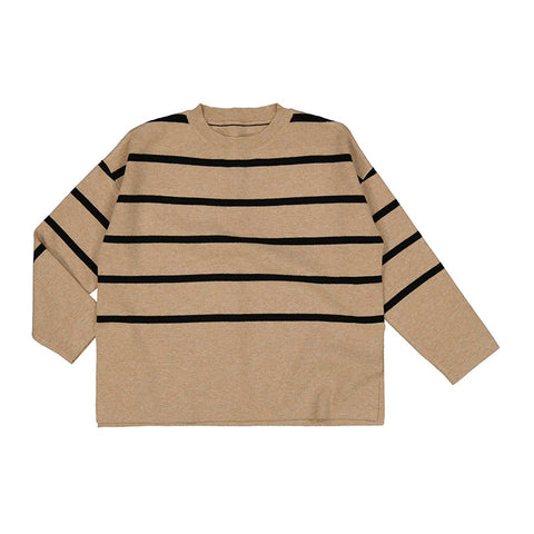 Mocha/Black Striped Sweater