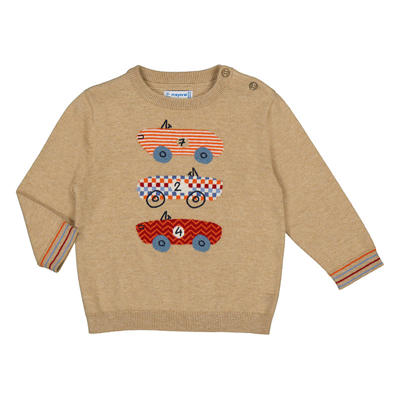 Speed Racer Knit Sweater | Sand