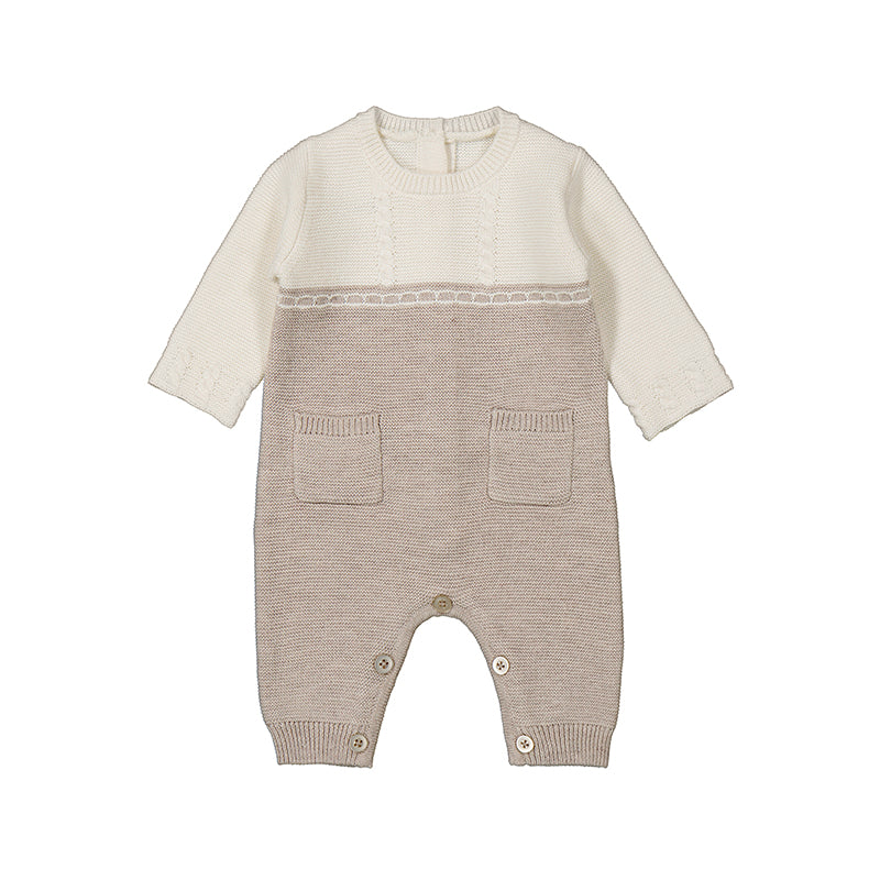 Tricot Romper | Walnut