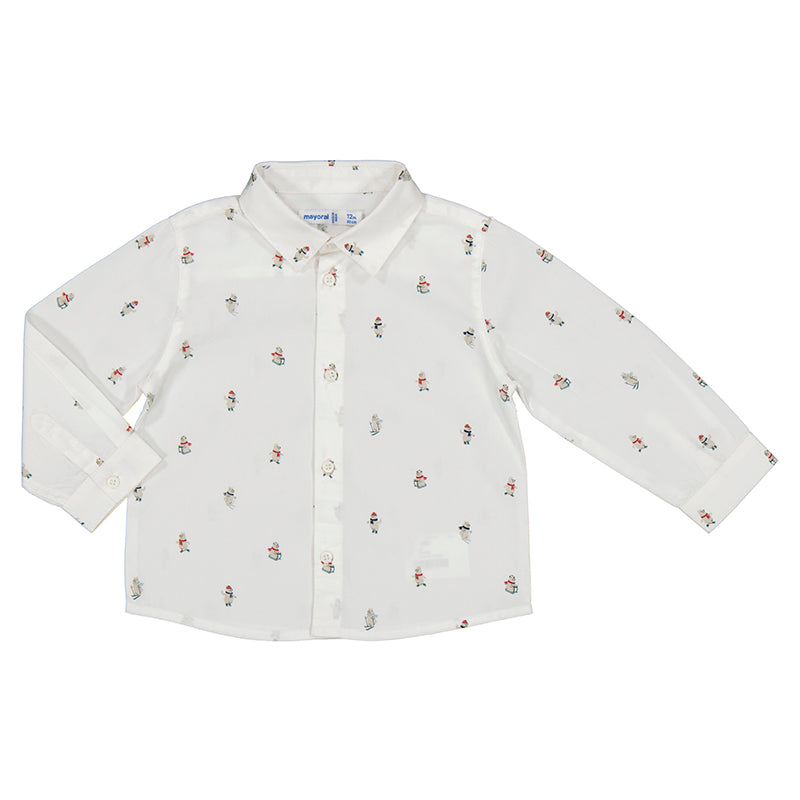 Printed Button Down Shirt | Bears