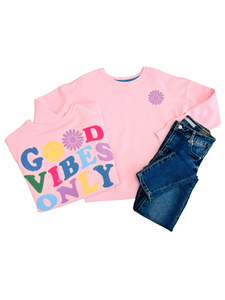 Good Vibes Only Graphic Sweatshirt