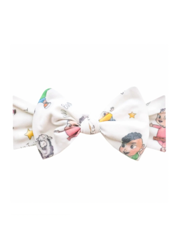 Cocomelon Knit Headband Bow