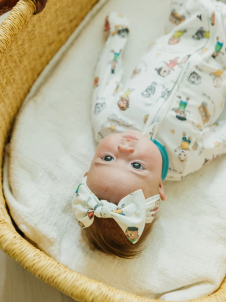 Cocomelon Knit Headband Bow