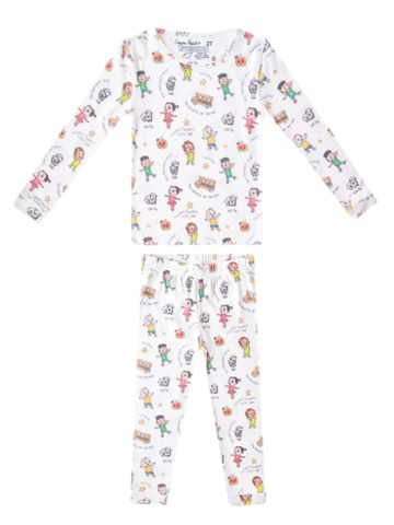 Cocomelon 2 Piece Long Sleeve Pajamas