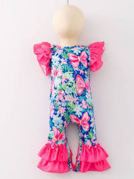 Royal Coquette Romper