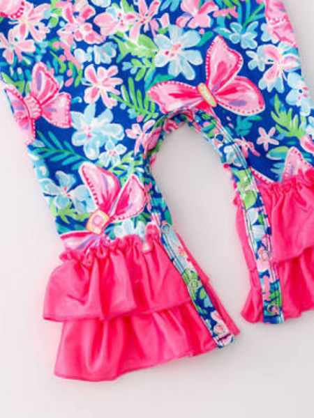 Royal Coquette Romper
