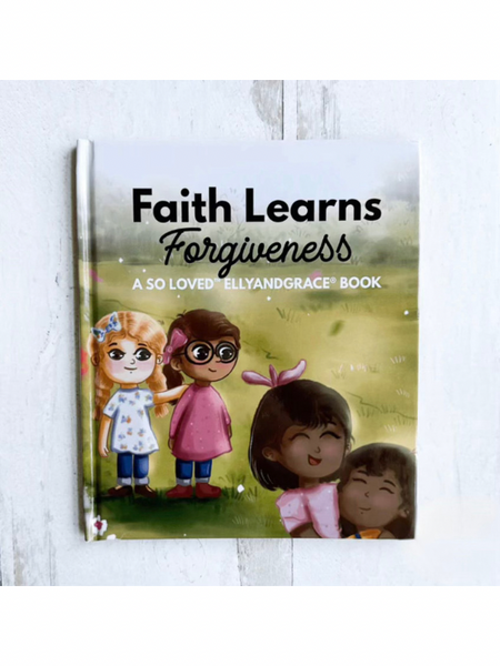 "Faith Learns Forgiveness" Book & Linen Doll Set