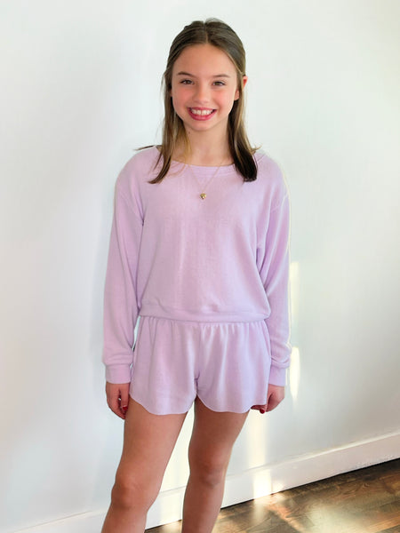 Cuddle Soft Crew Neck | Lavender