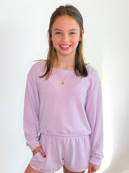 Cuddle Soft Crew Neck | Lavender