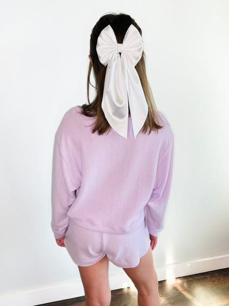 Cuddle Soft Crew Neck | Lavender