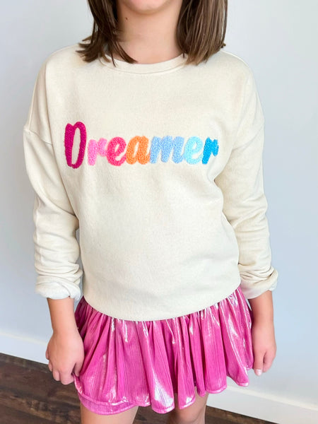 Rainbow Dreamer Chenille Applique Pullover