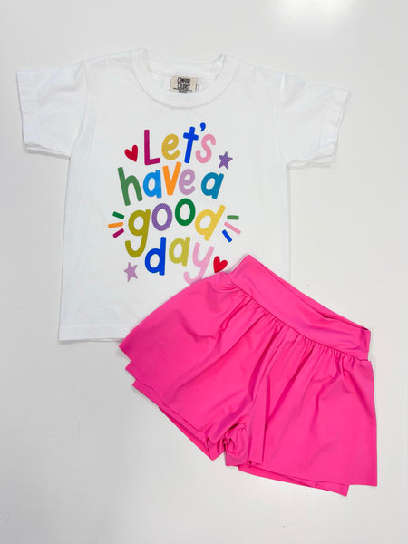 Flowy Shorts | Azalea Pink 7-16