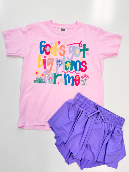 Fly Away Shorts | Violet (7-16)