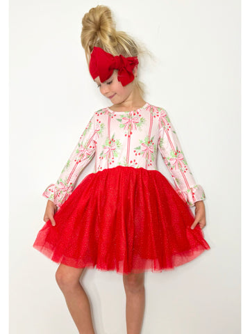 Holly Stripes Tutu Dress