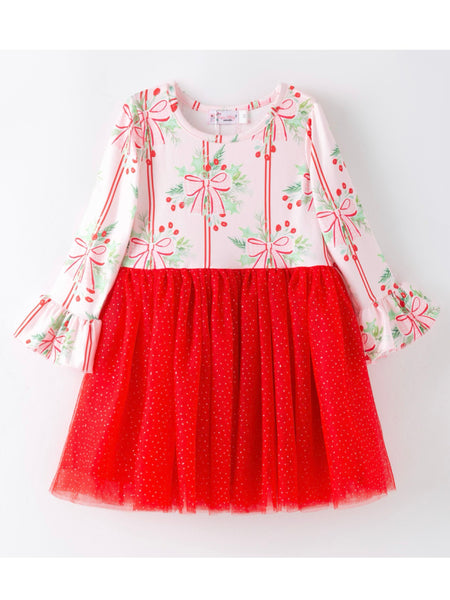 Holly Stripes Tutu Dress