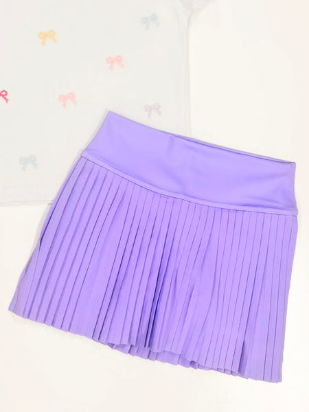 Pleated Tennis Skort | Lavender