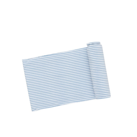Swaddle Blanket | Dream Blue Stripe