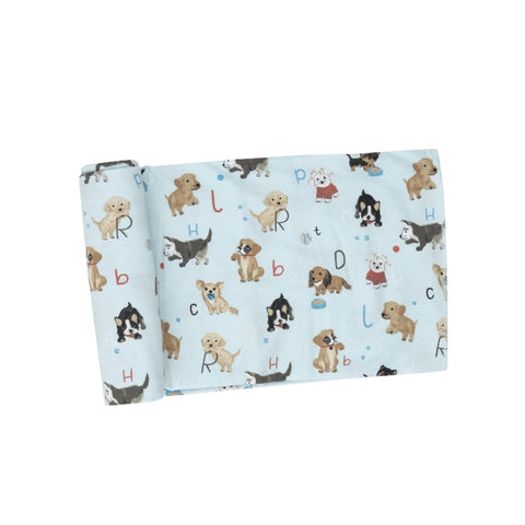 Swaddle Blanket | Puppy Alphabet