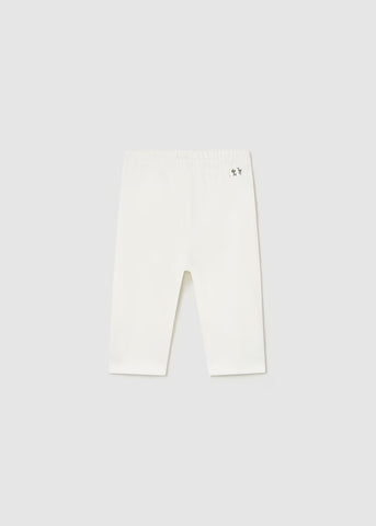 Basic Baby Biker Shorts | White