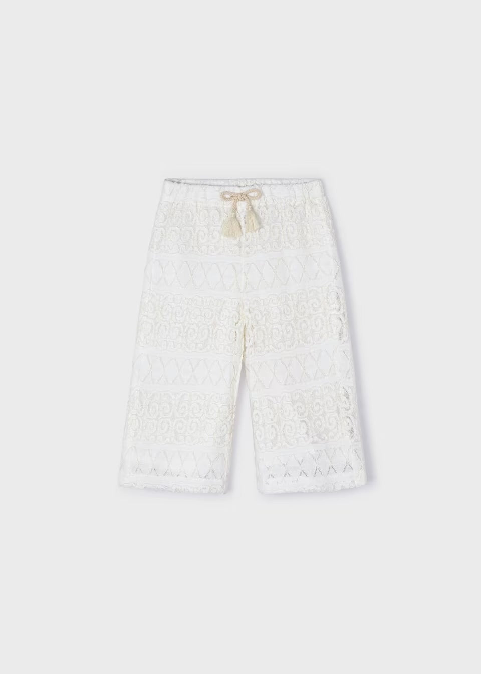 Crochet Culotte Pants | Off-White