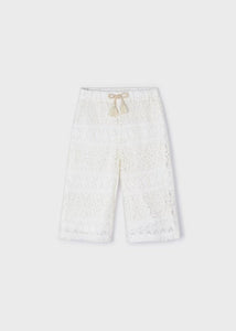 Crochet Culotte Pants | Off-White