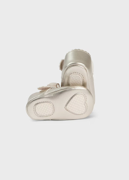 Infant Bow Mary Janes | Champagne