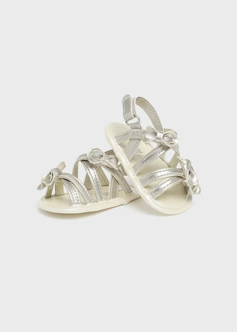 Infant Bow Sandals | Champagne