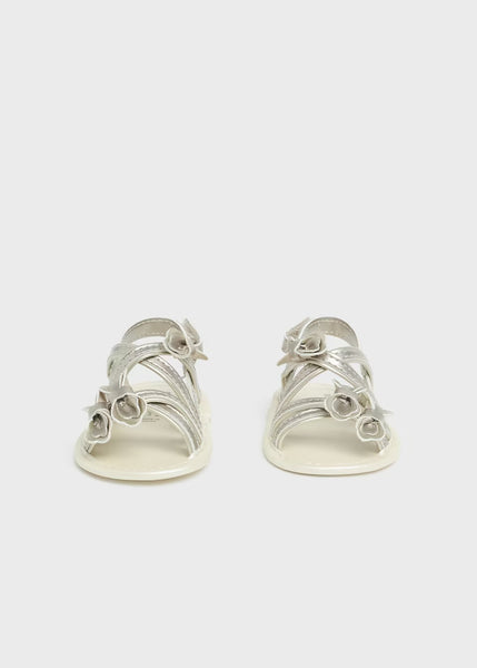 Infant Bow Sandals | Champagne