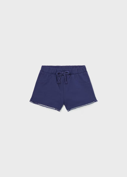 Toddler Chenille Shorts | Navy