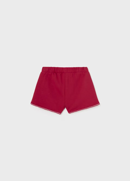 Chenille Shorts | Red