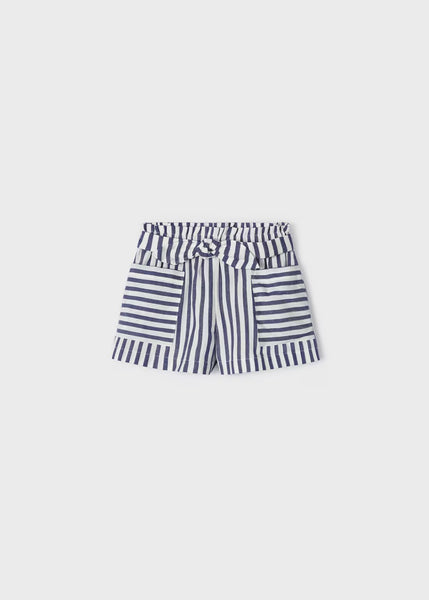 Striped Paperbag Shorts | Ink