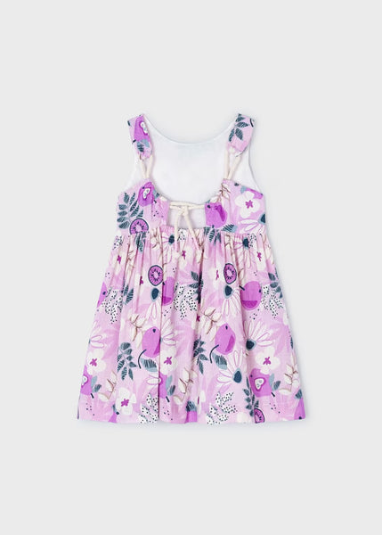 Tropical Printed Dress | Mauve