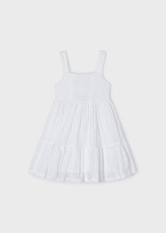 Openwork Dress | White