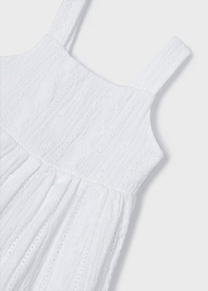 Openwork Dress | White
