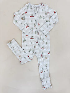 2-Way Zipper Romper | Cozy Christmas