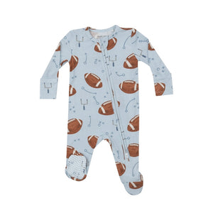 Newborn 2-Way Zipper Footie | Football