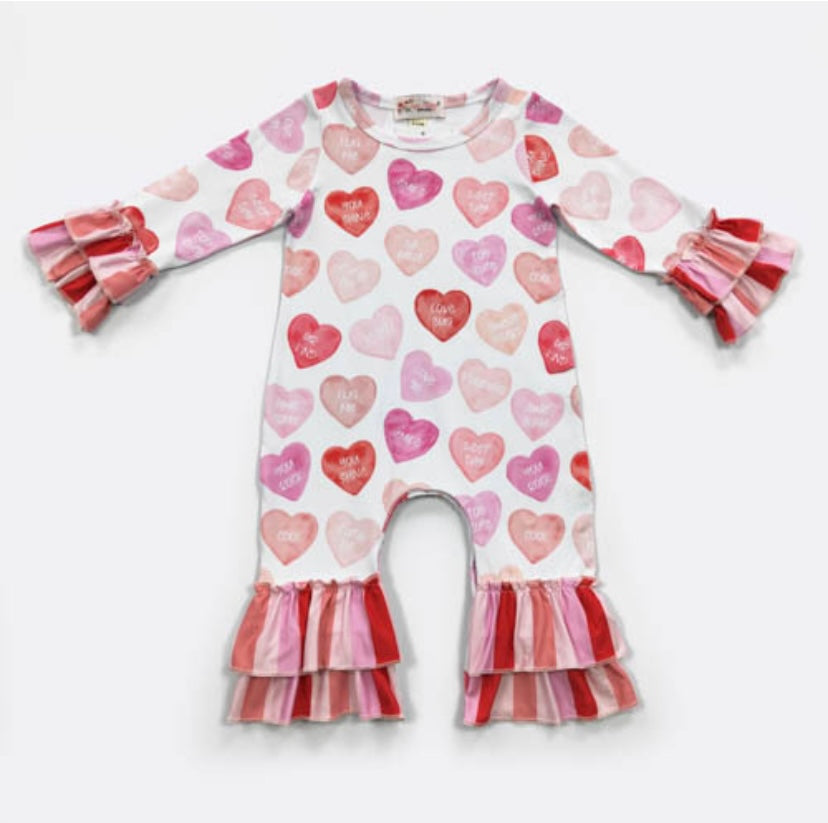 Conversation Heart Romper