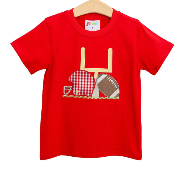 Touchdown Applique Tee | Red