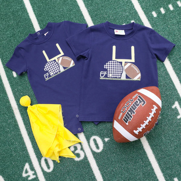 Touchdown Applique Tee | Navy