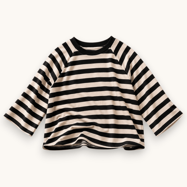 Raglan Tee | Paris Stripe