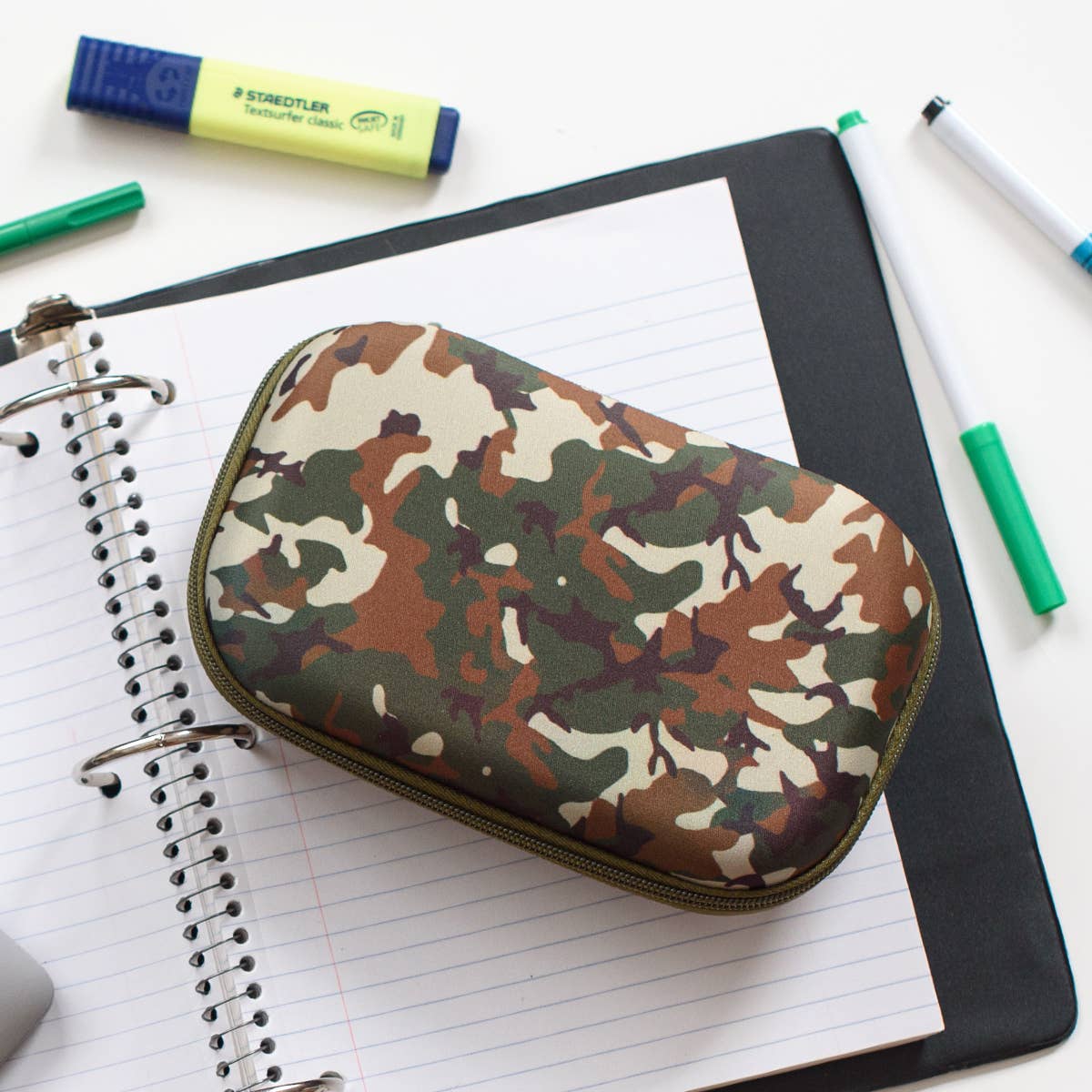 ZIPIT Colorz Pencil Storage Box | Camo Green