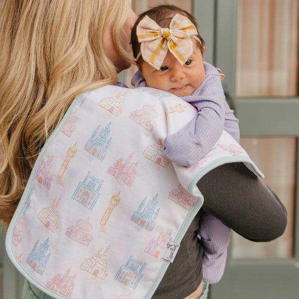 3 Pack Premium Burp Cloths |  Disney Princess