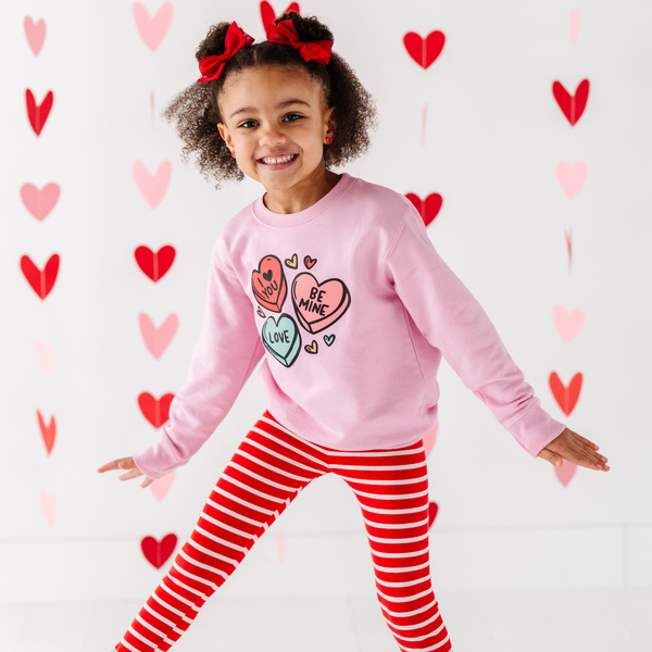 Candy Hearts Valentines Day Sweatshirt