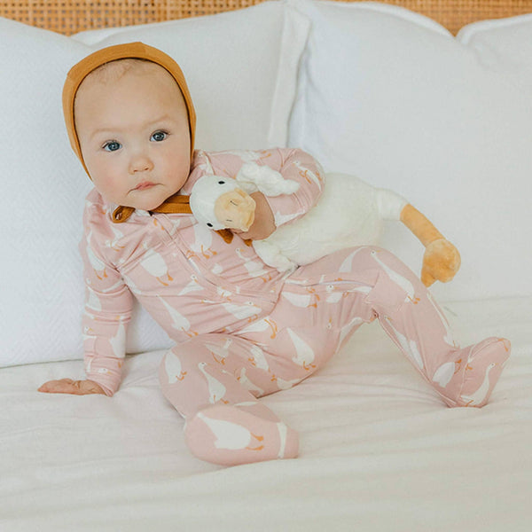 Goosie Zip-Up Footie Pajama