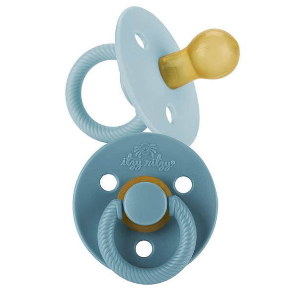 Itzy Soother™ Natural Rubber Paci Sets | Glow - Buttercream + Pistachio