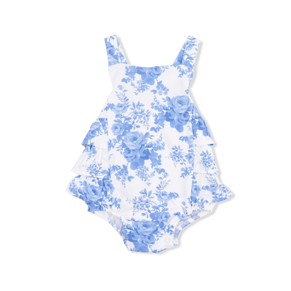 Ruffle Sunsuit | Dream Cottage Floral