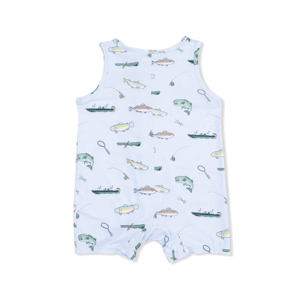 Sleeveless Shortie Romper | Gone Fishing