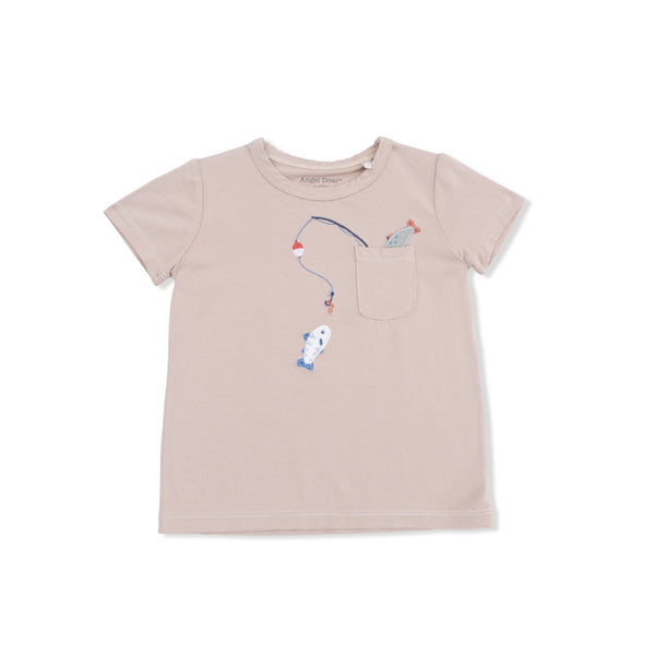 Crew Neck Tee with Cargo Short | Gone Fishing