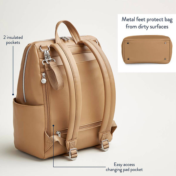 Eras Backpack™ Diaper Bag | Chai Latte