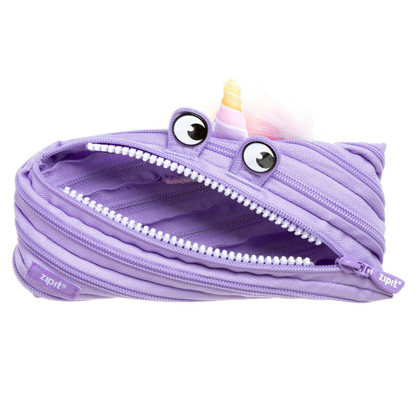 ZIPIT Unicorn Pencil Case | Purple